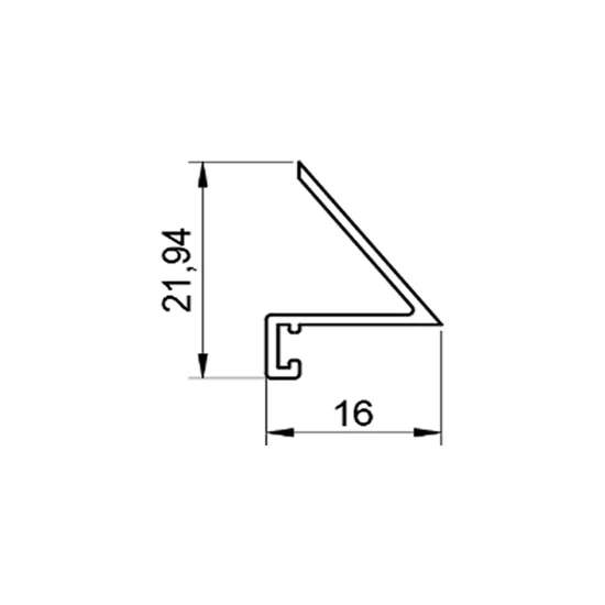 Теневые плинтусы ADS-22